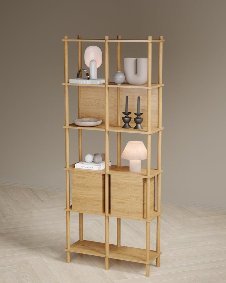 Runa 81x30cm İkili Kitaplık M110