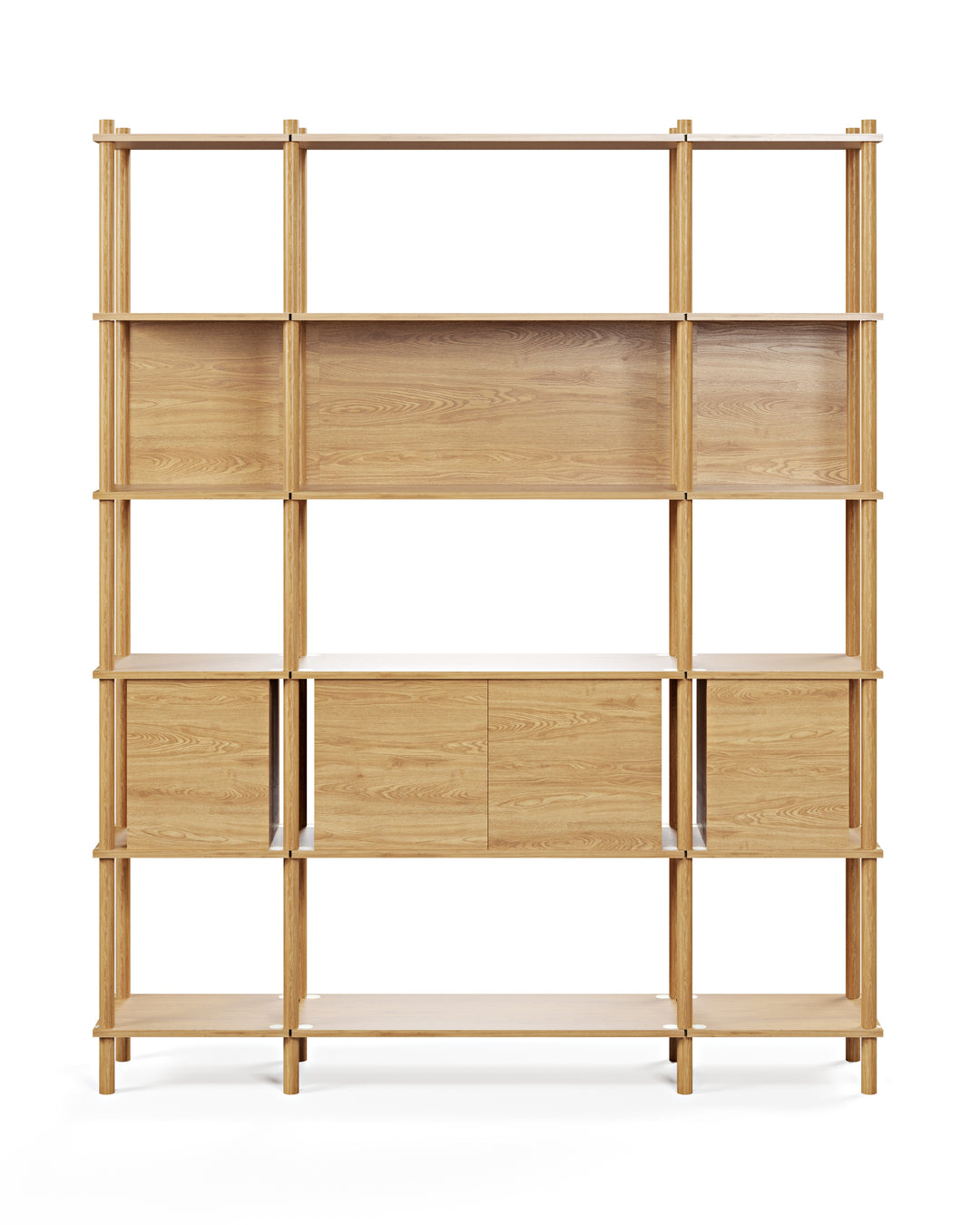 Runa 161x30 cm üçlü kitaplık M118