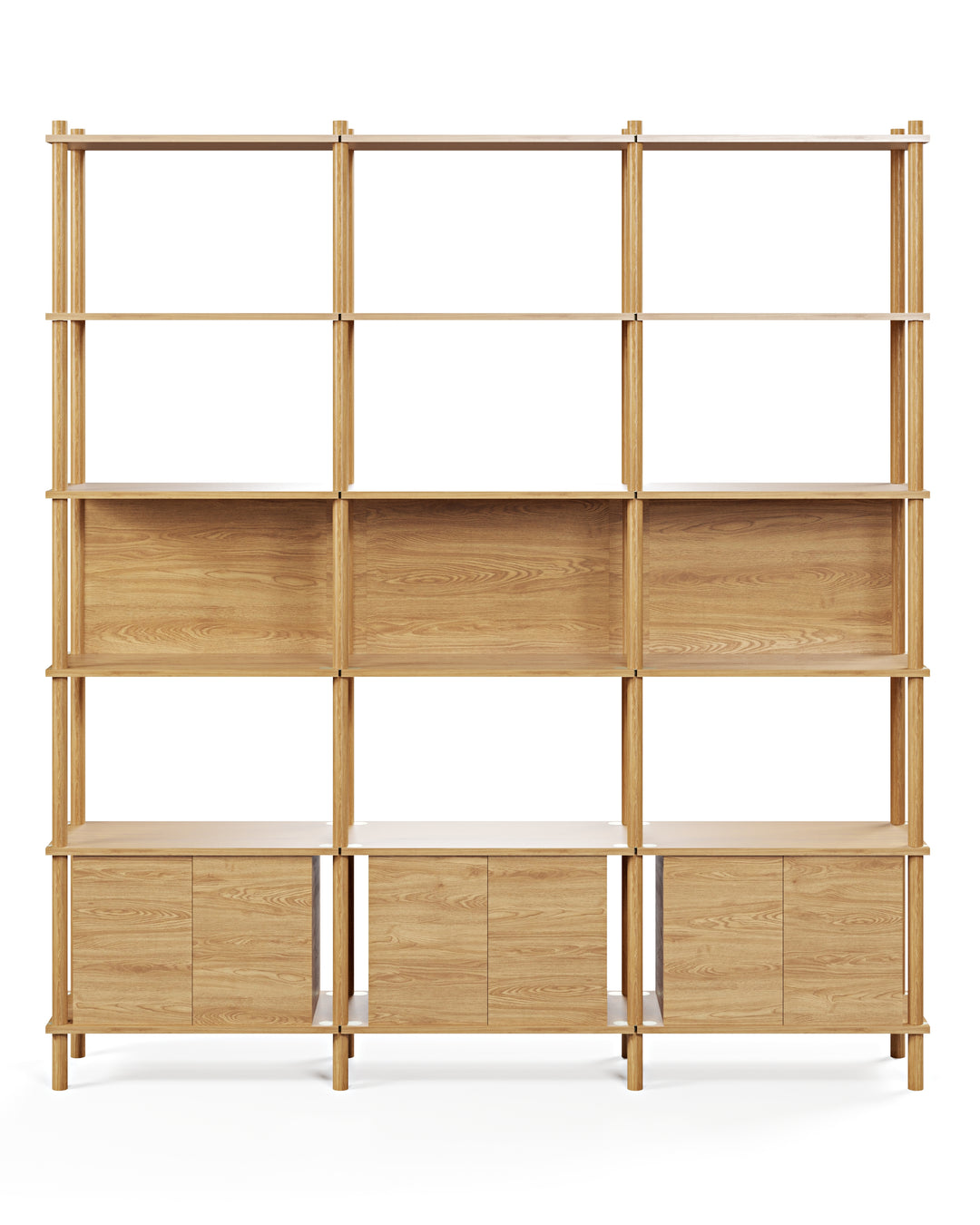 Runa 181x30cm üçlü kitaplık M115