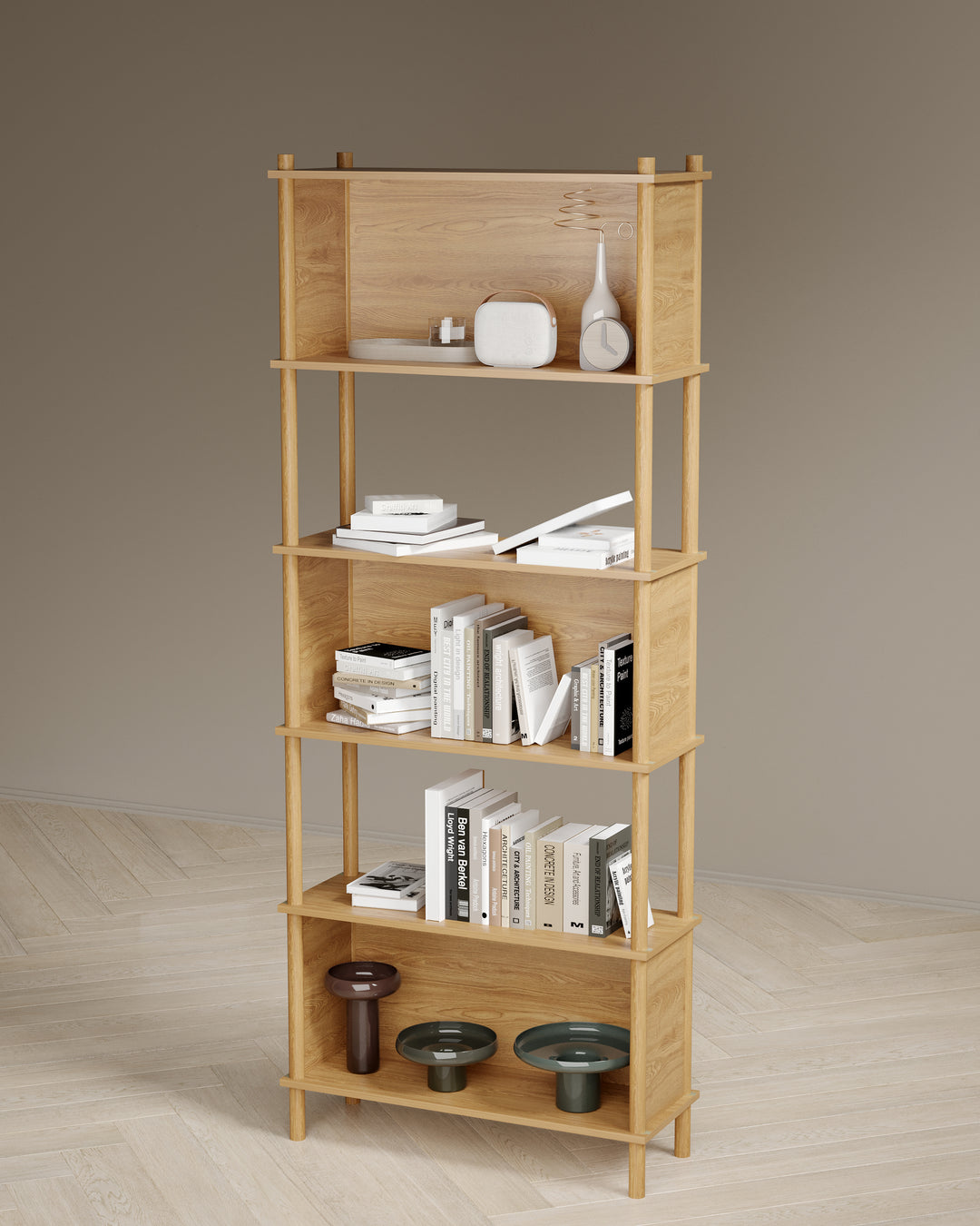 Runa 80x30cm Kitaplık M108