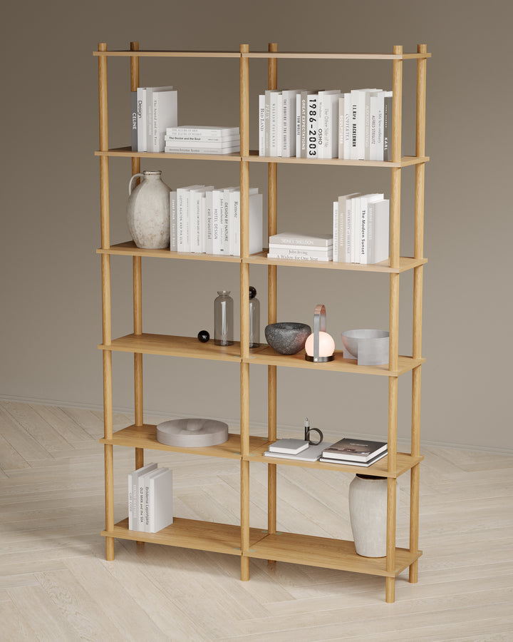 Runa 121x30cm İkili Kitaplık