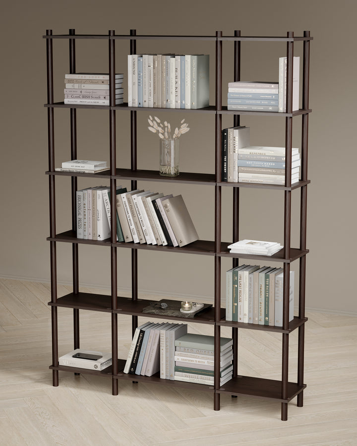 Runa 141x30cm Üçlü Kitaplık