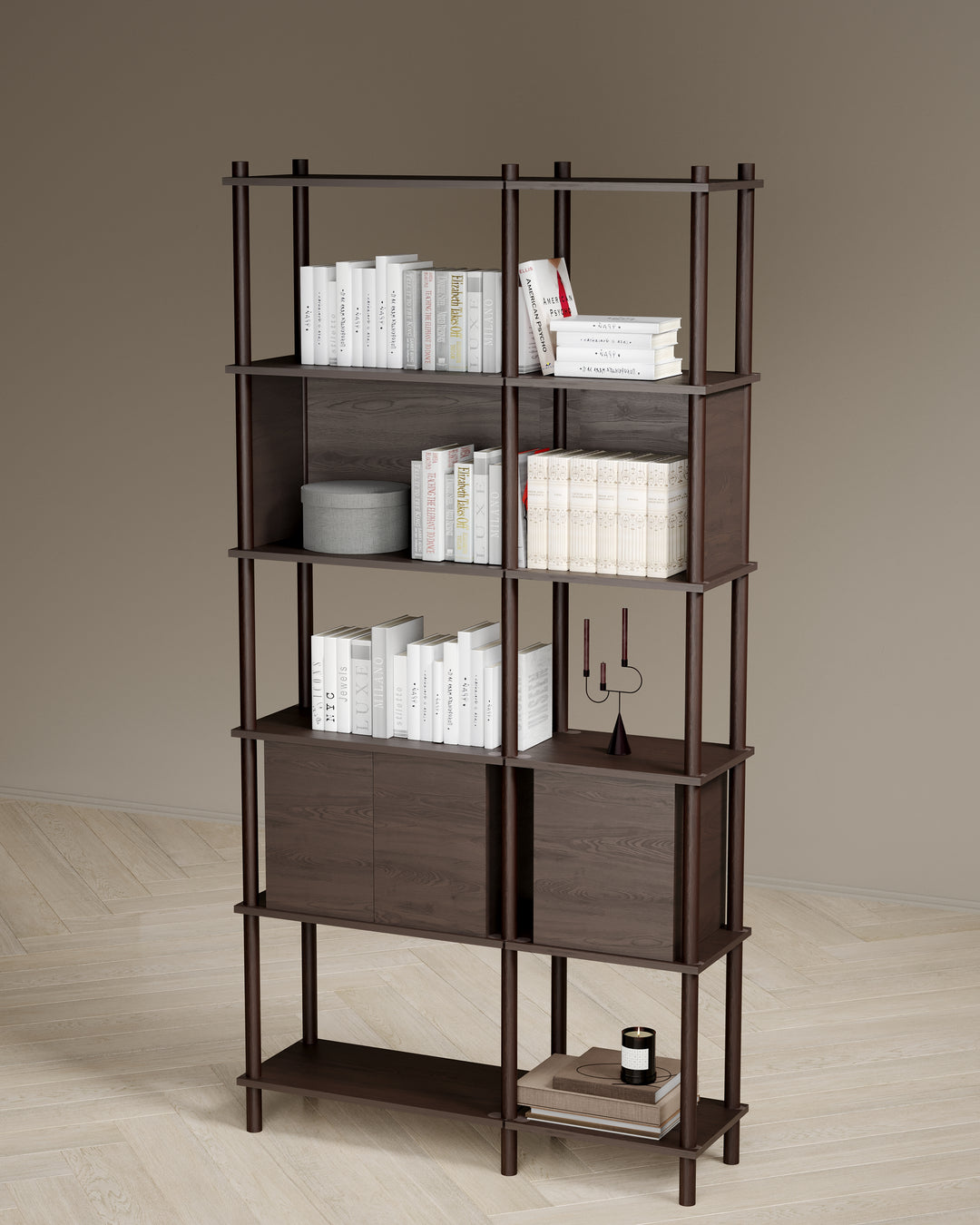 Runa 100x30cm İkili kitaplık M112