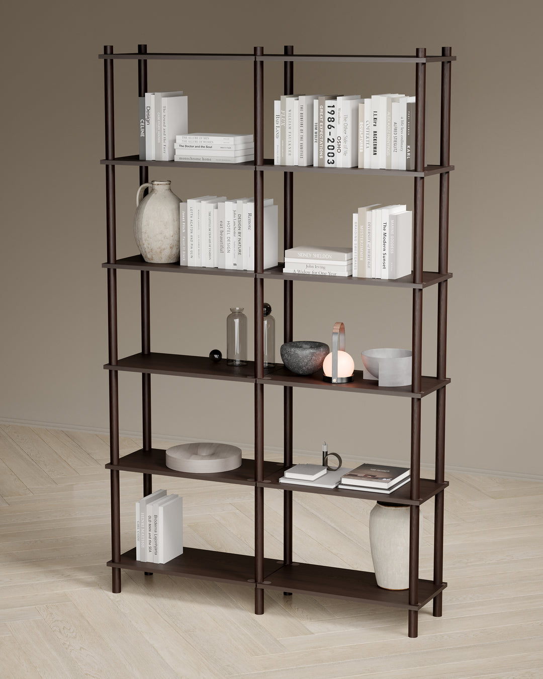 Runa 121x30cm İkili Kitaplık