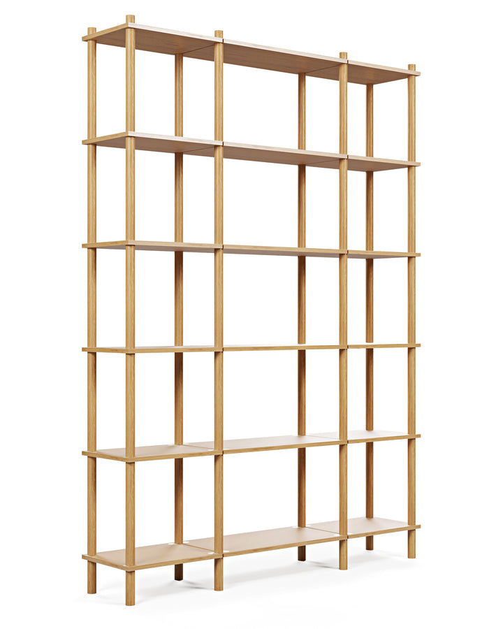 Runa 141x30cm Üçlü Kitaplık