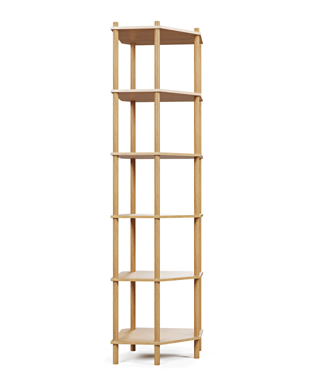 Runa 51x51cm Köşe Kitaplık