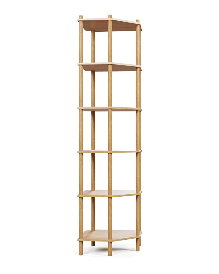 Runa 51x51cm Köşe Kitaplık