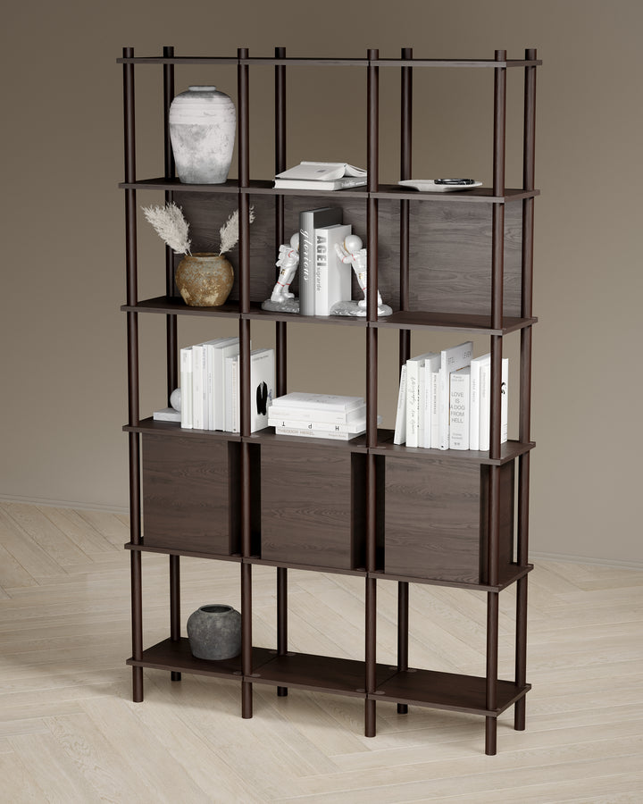 Runa 121x30cm Üçlü Kitaplık M111