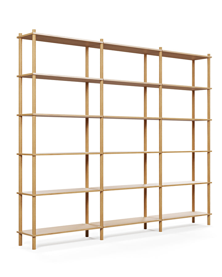 Runa 241x30cm üçlü kitaplık