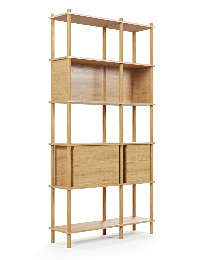 Runa 100x30cm İkili kitaplık M112