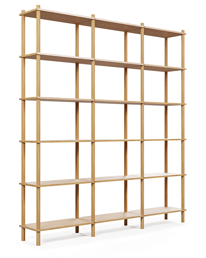 Runa 181x30cm üçlü kitaplık