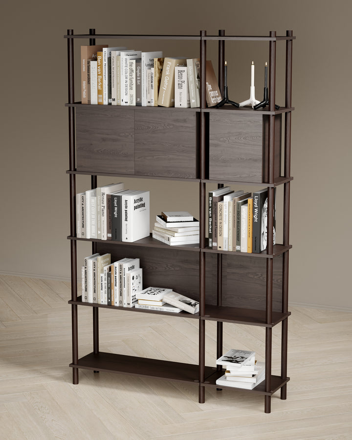 Runa 121x30cm İkili kitaplık M117