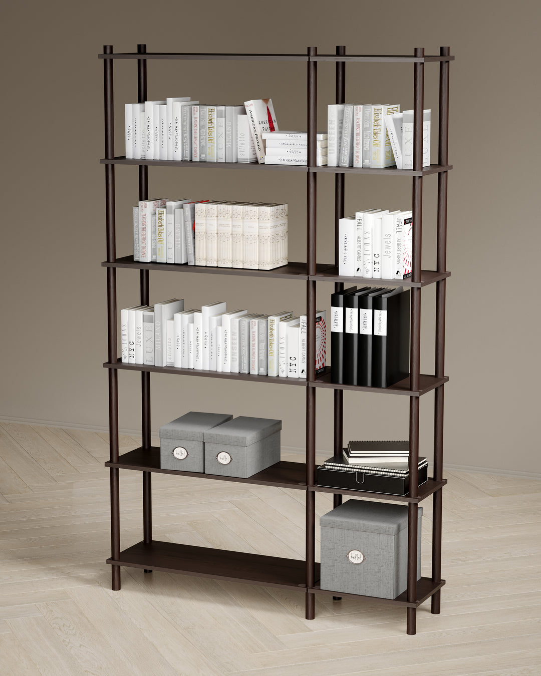 Runa 121x30cm İkili kitaplık M116