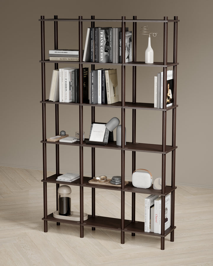 Runa 121x30cm Üçlü Kitaplık