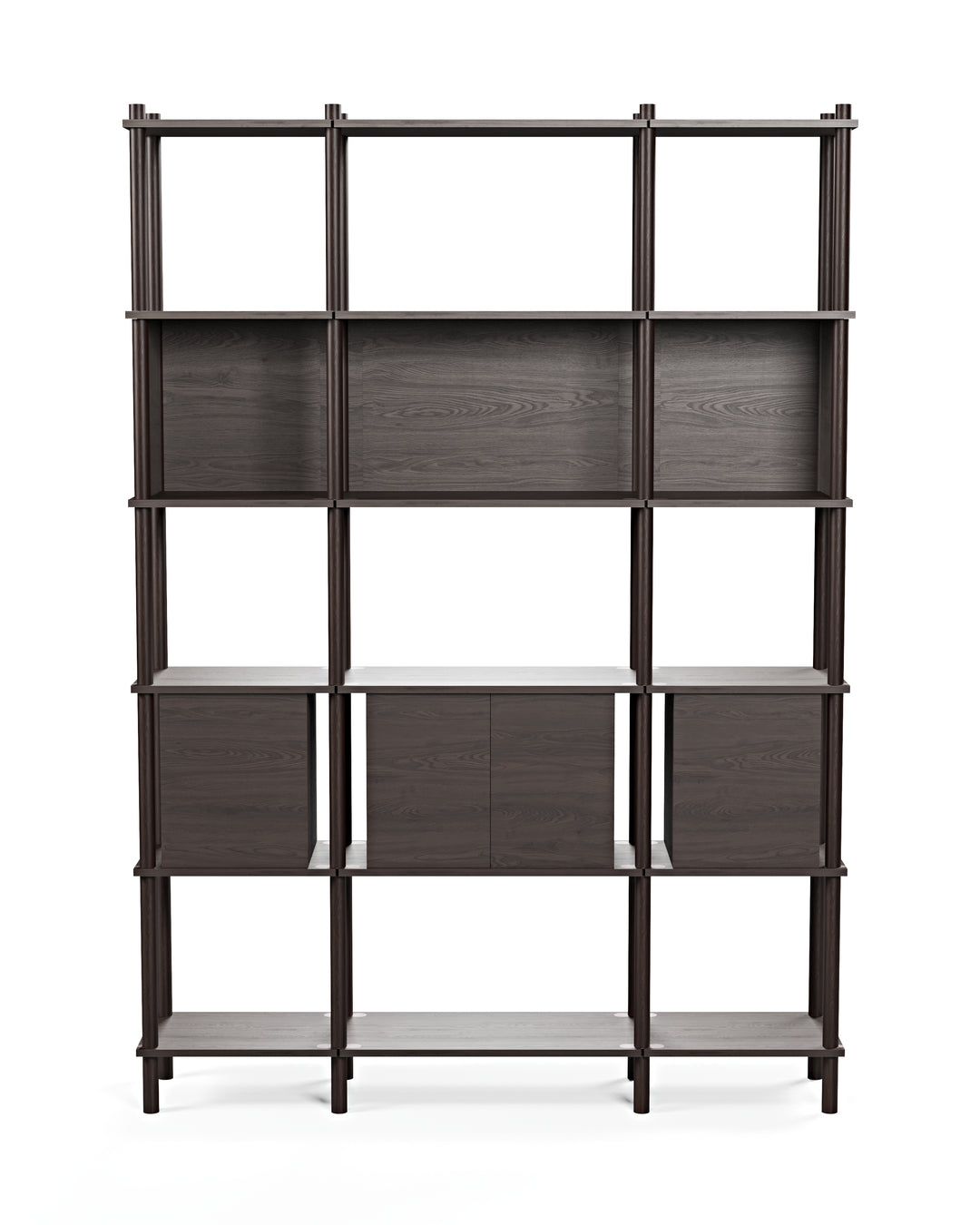 Runa 141x30cm Üçlü Kitaplık M114