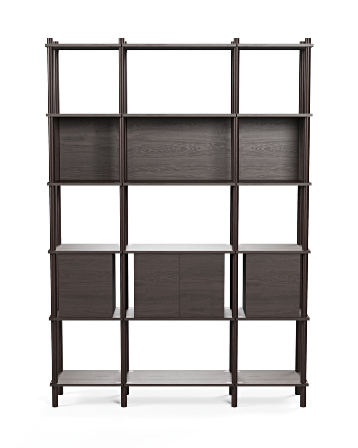 Runa 141x30cm Üçlü Kitaplık M114