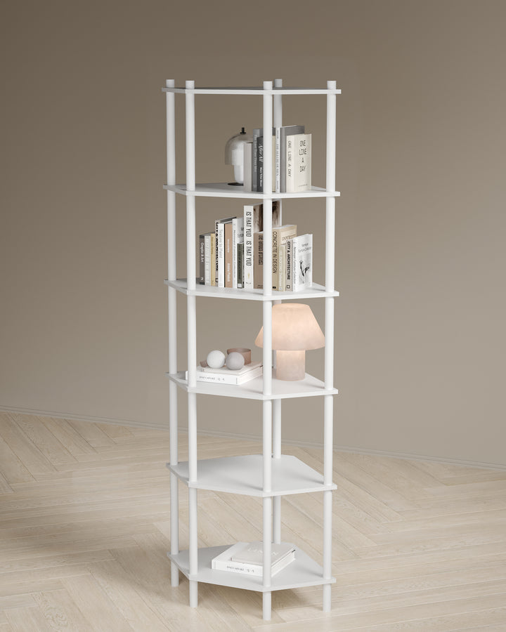 Runa 51x51cm Köşe Kitaplık