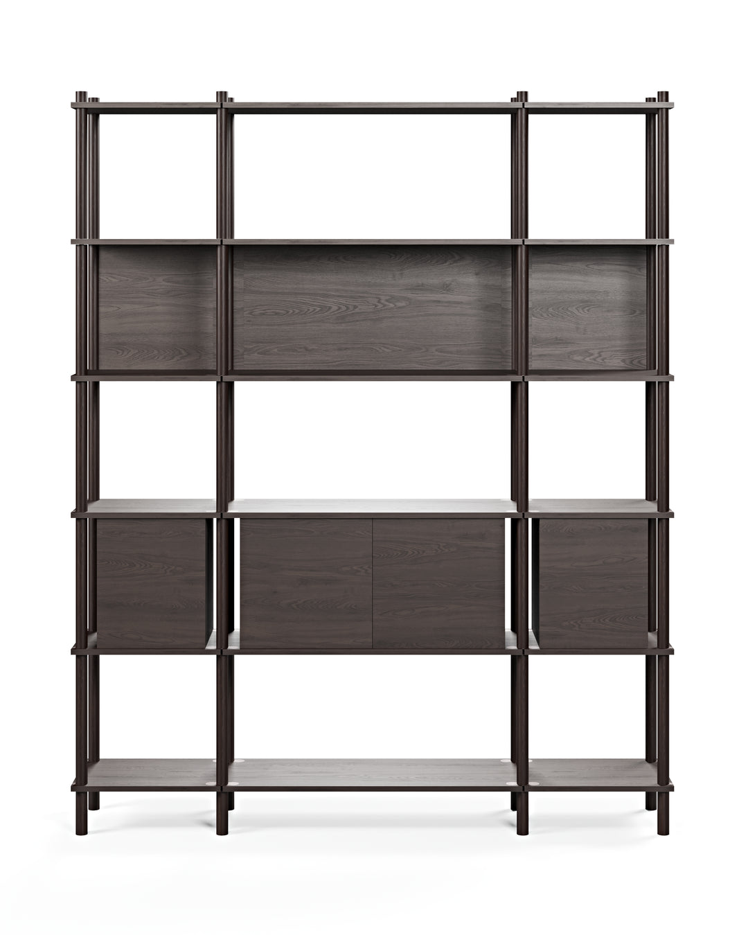 Runa 161x30 cm üçlü kitaplık M118