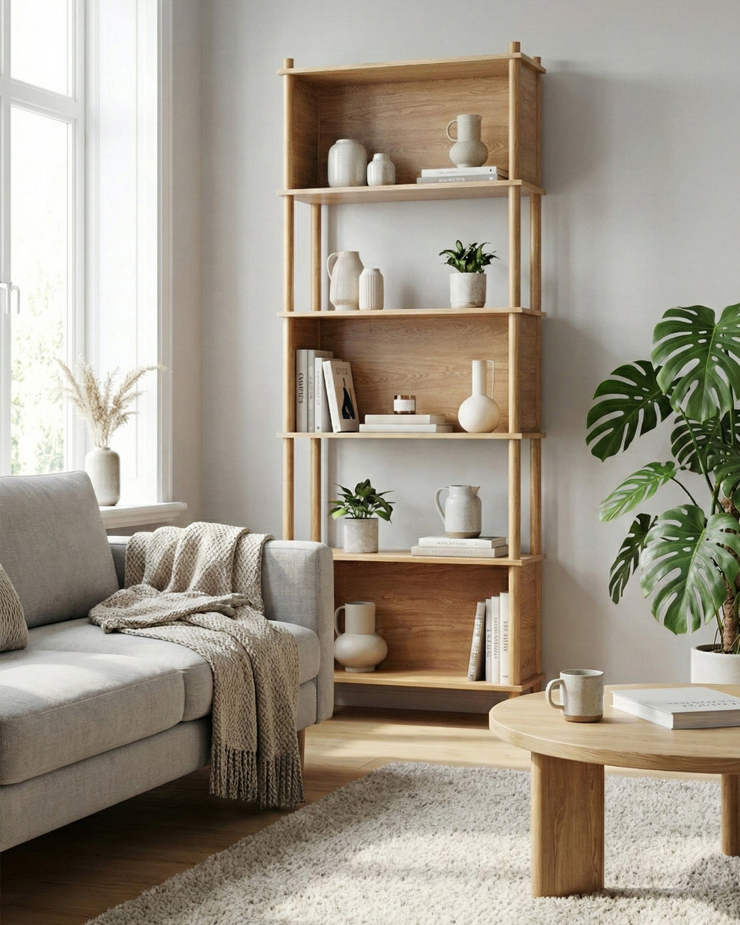 Runa 80x30cm Kitaplık M108