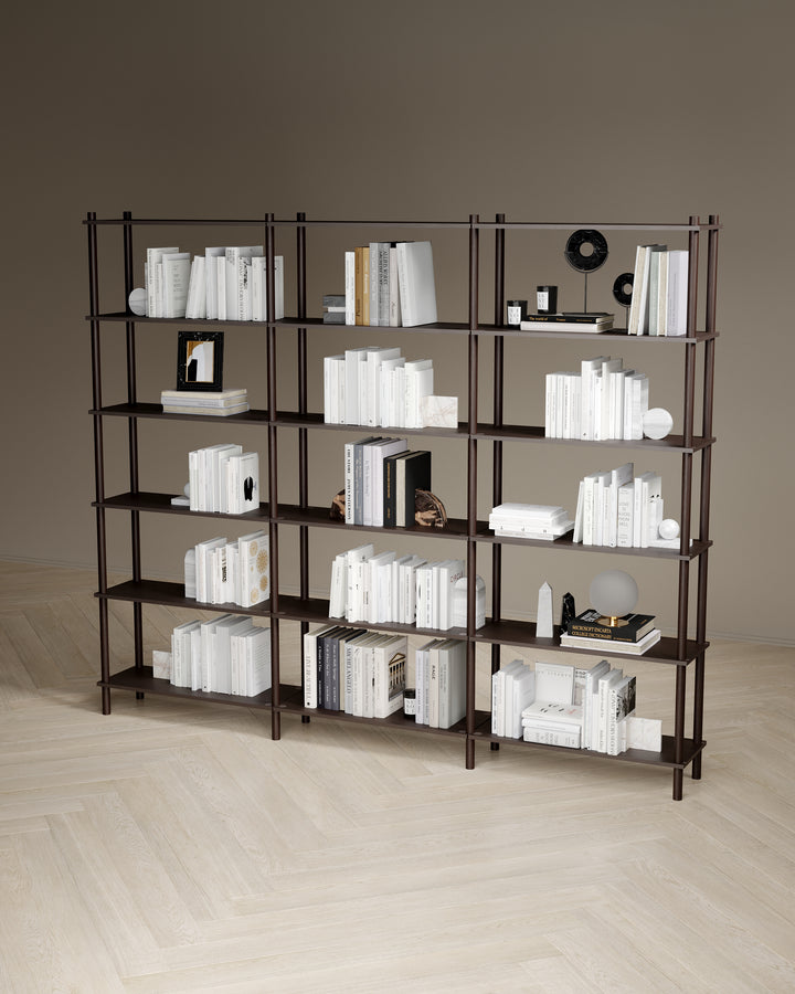 Runa 241x30cm üçlü kitaplık