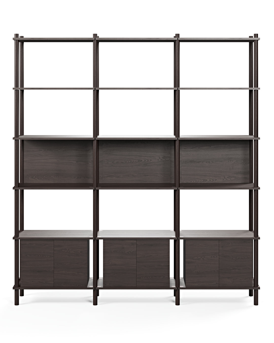 Runa 181x30cm üçlü kitaplık M115