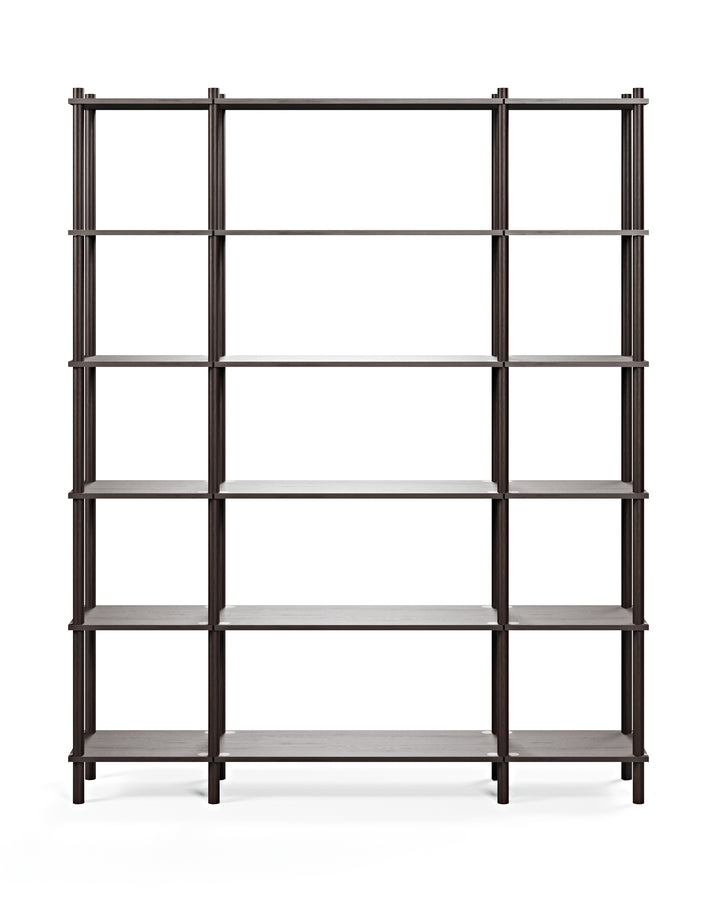 Runa 161x30 cm üçlü kitaplık