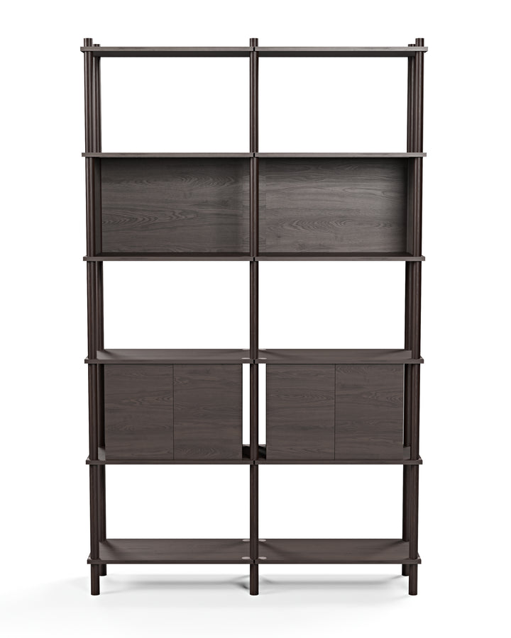 Runa 121x30cm İkili Kitaplık M113