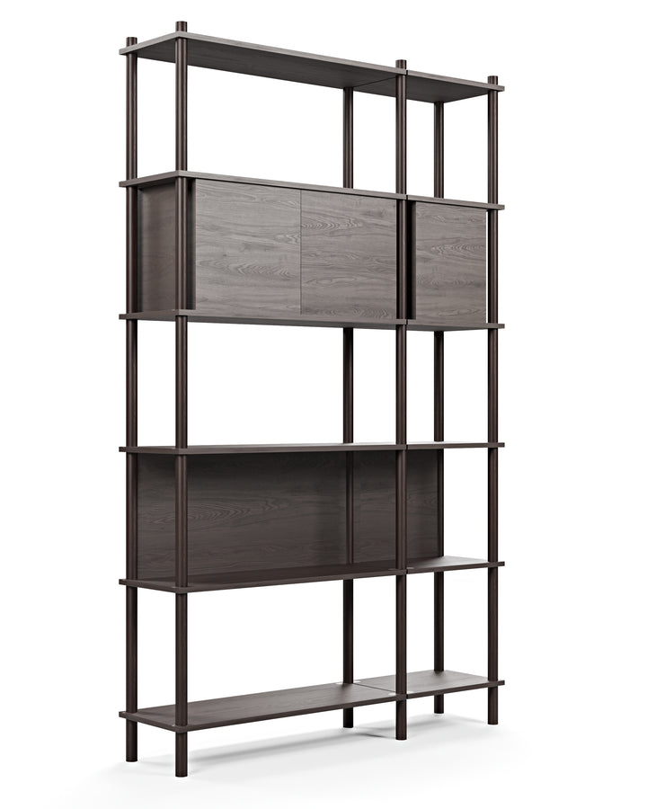 Runa 121x30cm İkili kitaplık M117