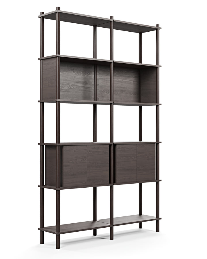 Runa 121x30cm İkili Kitaplık M113