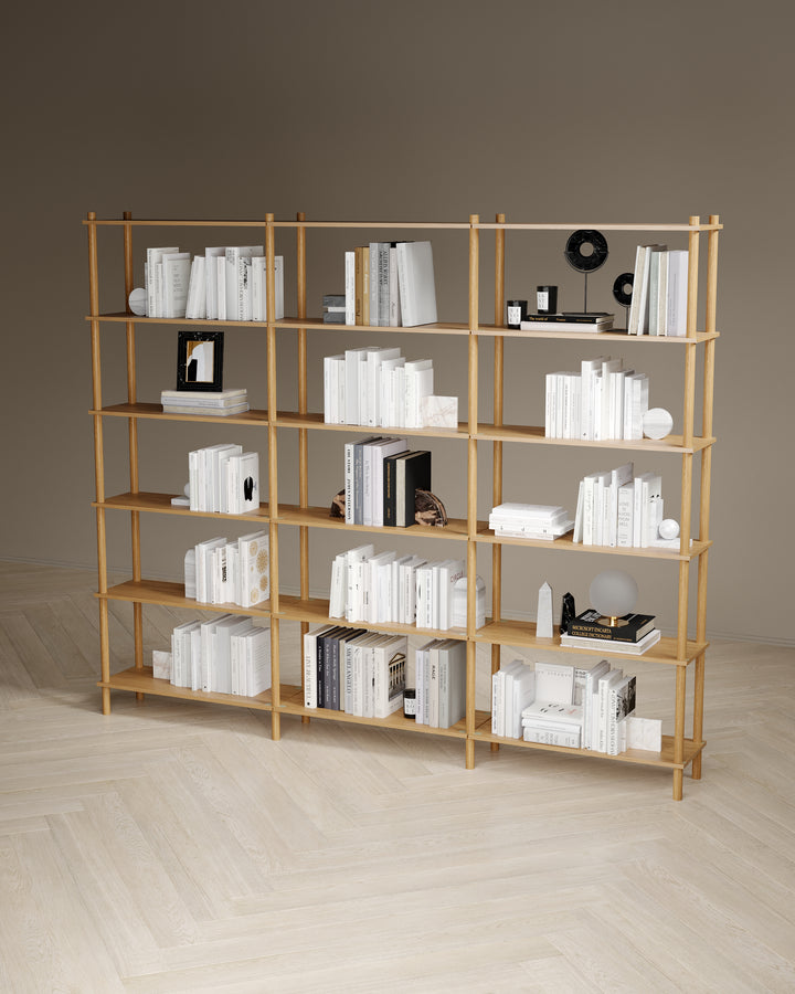 Runa 241x30cm üçlü kitaplık