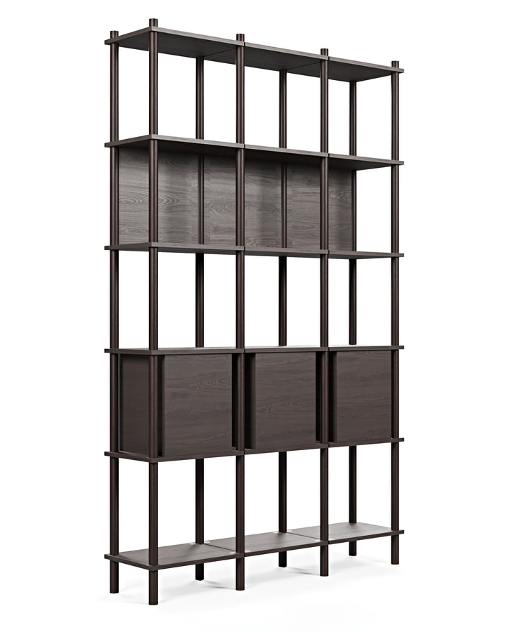 Runa 121x30cm Üçlü Kitaplık M111