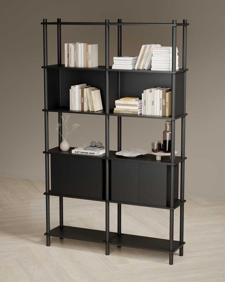 Runa 121x30cm İkili Kitaplık M113