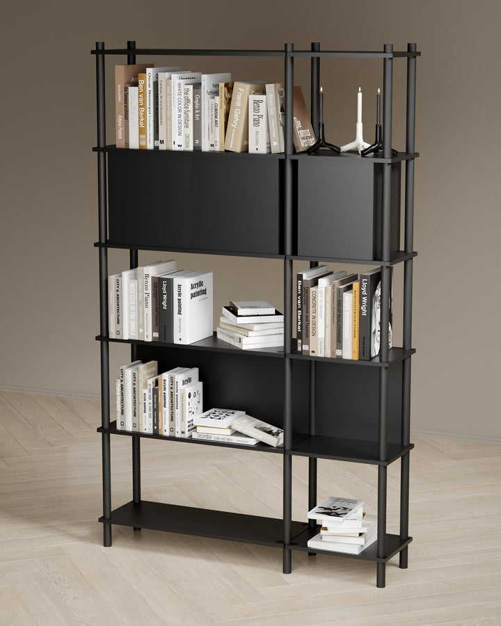 Runa 121x30cm İkili kitaplık M117