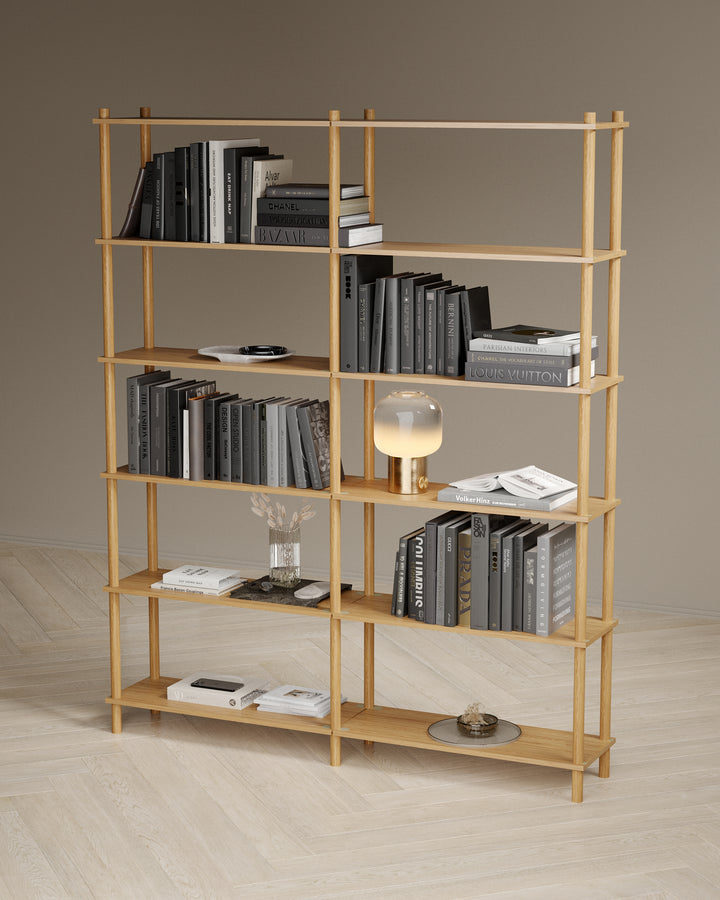 Runa 160x30cm ikili kitaplık