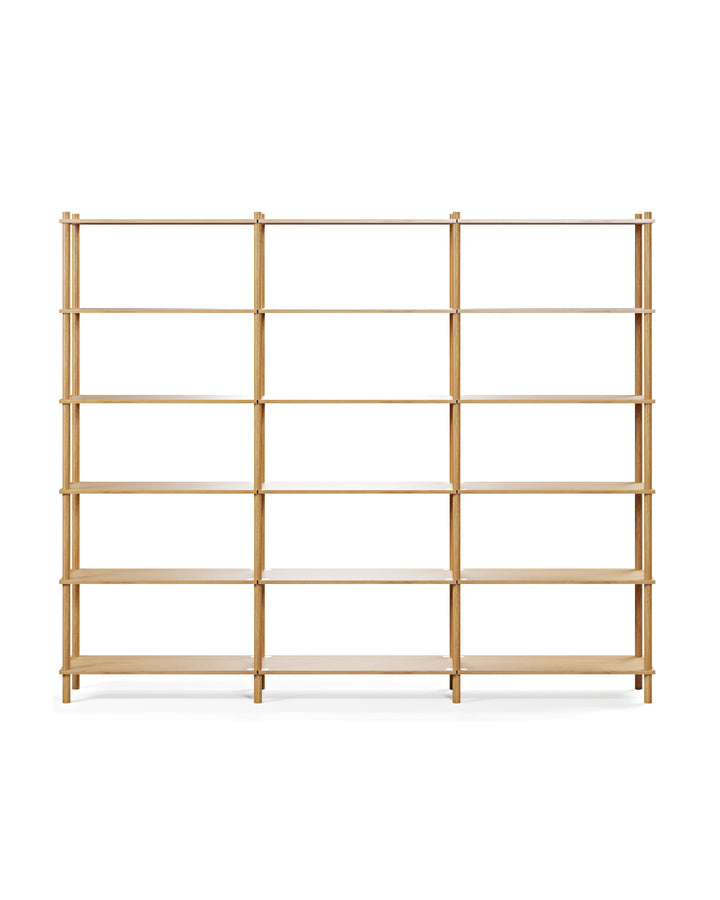 Runa 241x30cm üçlü kitaplık