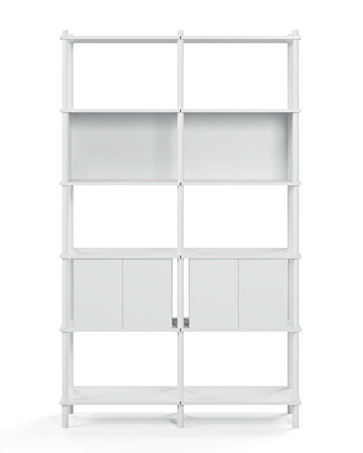 Runa 121x30cm İkili Kitaplık M113