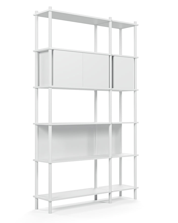 Runa 121x30cm İkili kitaplık M117