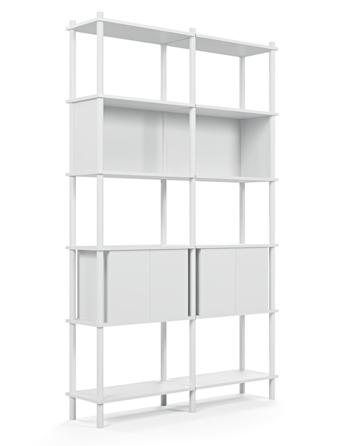 Runa 121x30cm İkili Kitaplık M113