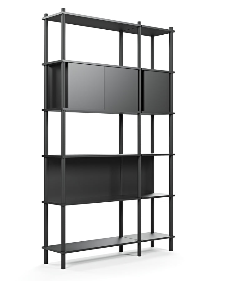 Runa 121x30cm İkili kitaplık M117