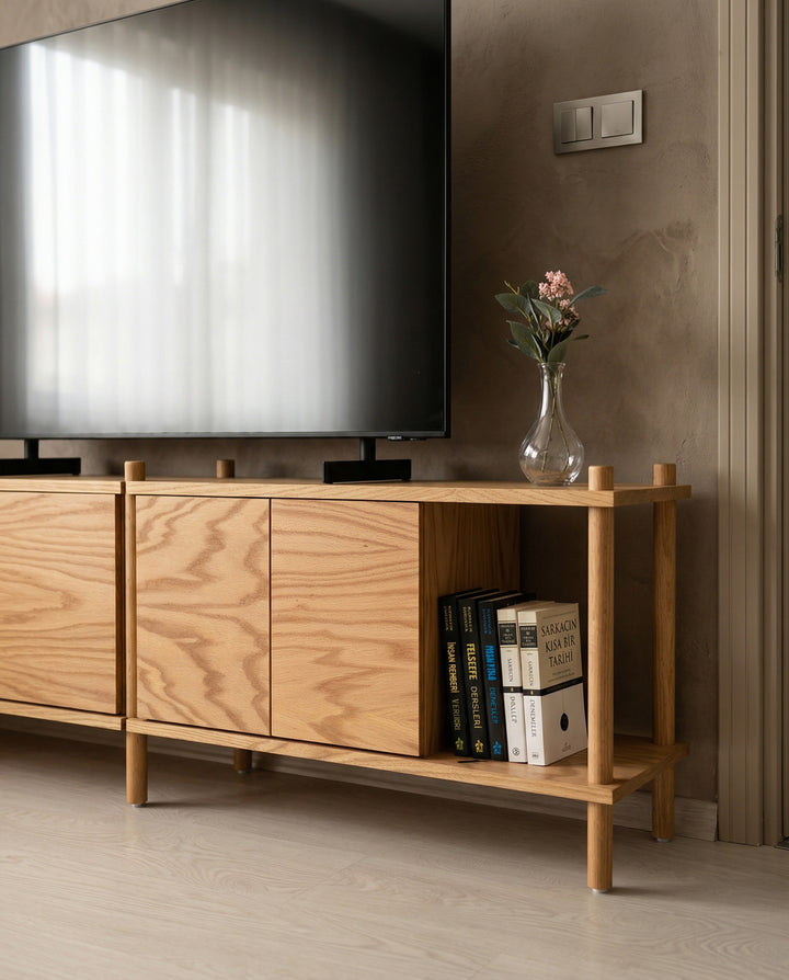 Runa Tv Sehpası 160cm - Dolaplı